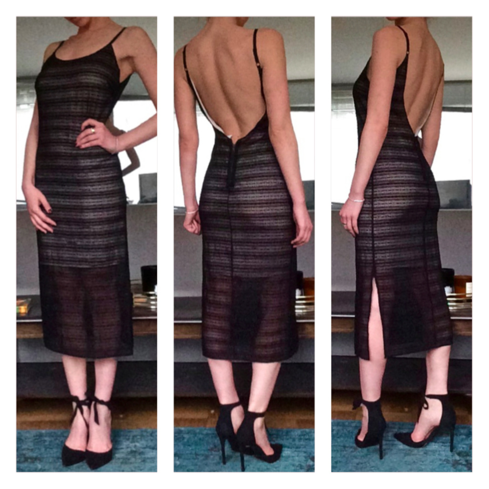 Alice + Olivia Illusion Open Back Dress - Picture 5 of 8